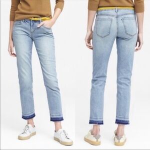 Banana Republic Girlfriend Released Hem Jeans 31 Long
